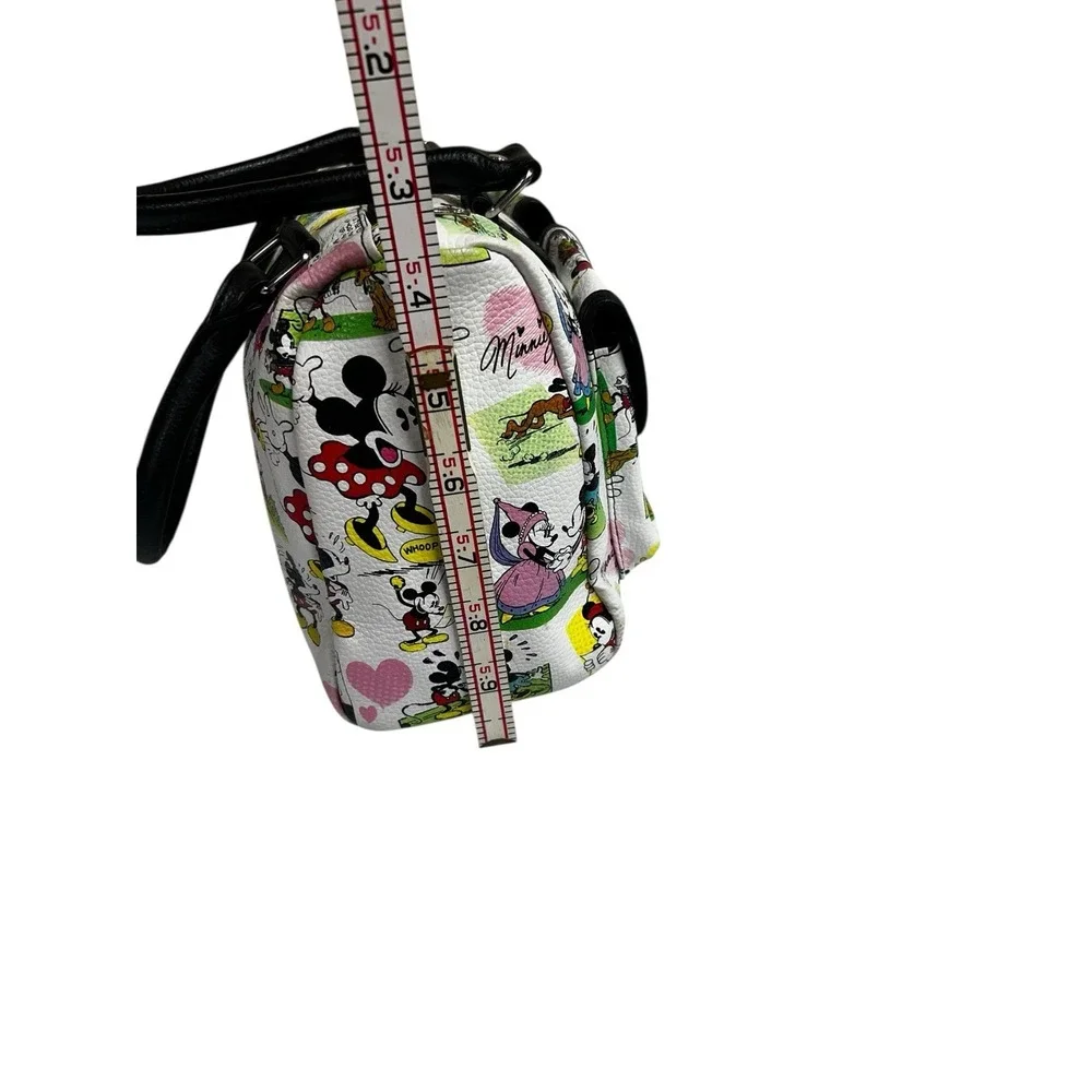Disney Parks Mickey & Minnie Comic Tote Satchel Purse‎ Handbag